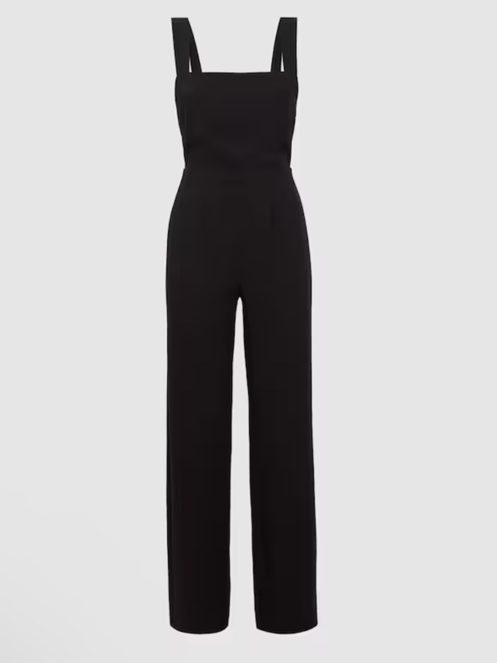Good American Tailored Jumpsuit - Classic Square Neck